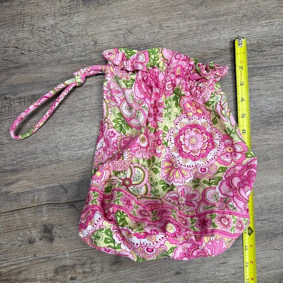 Vera Bradley Pinwheel pink drawstring bag - Picture 1 of 2